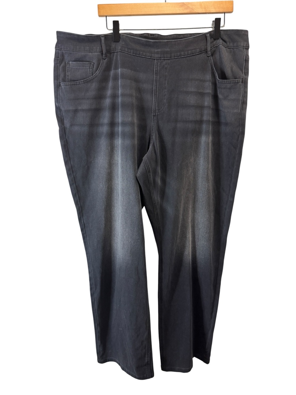 Halara Flex™ High Waisted Wide Leg Washed Casual Jeans with Pockets Size 2X NWT